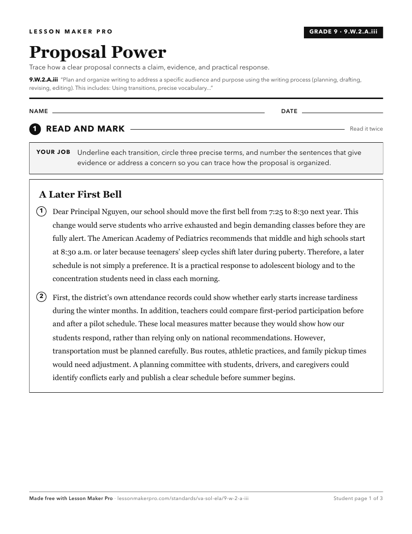 Preview of the 9.W.2.A.iii printable worksheet