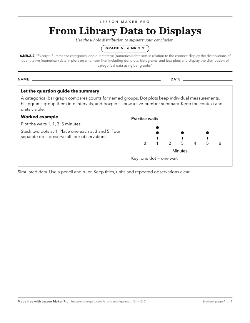 Preview of the 6.NR.2.2 printable worksheet