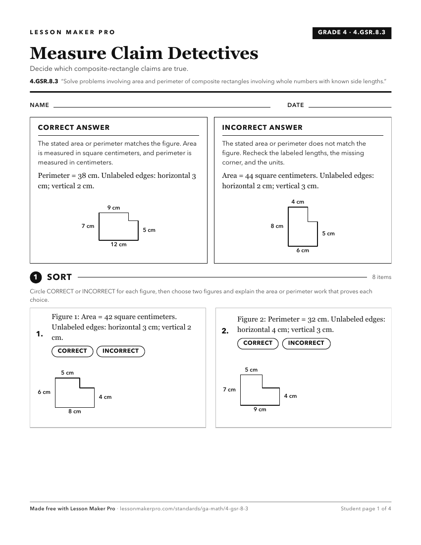 Preview of the 4.GSR.8.3 printable worksheet