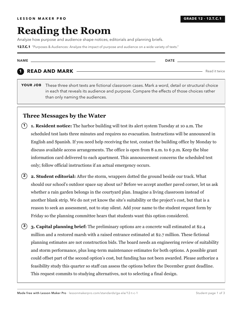 Preview of the 12.T.C.1 printable worksheet