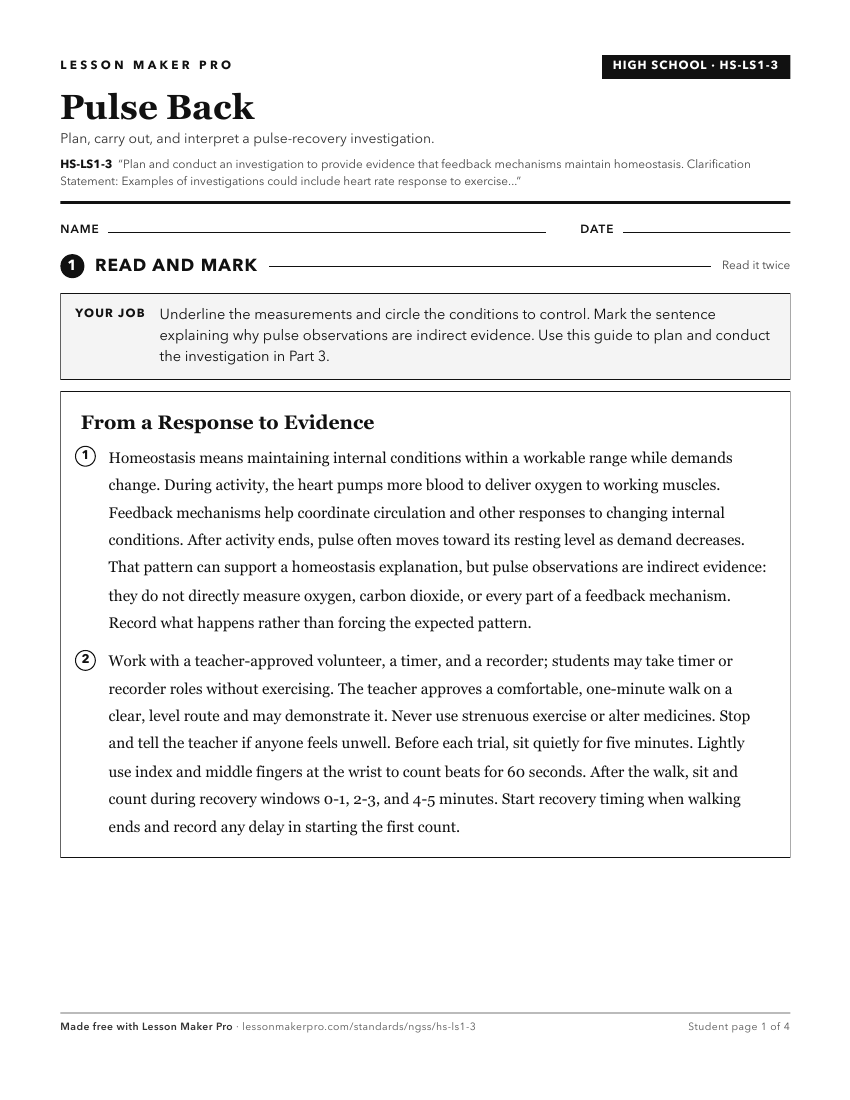 Preview of the HS-LS1-3 printable worksheet