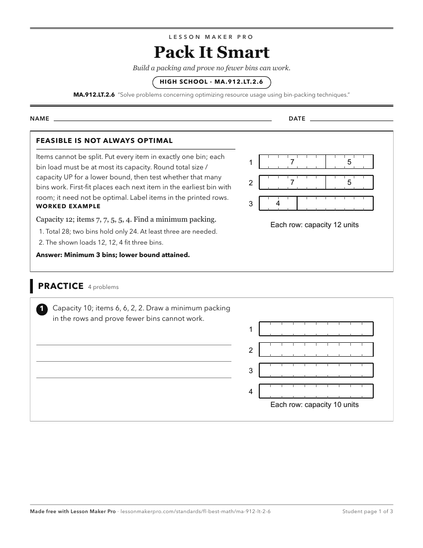 Preview of the MA.912.LT.2.6 printable worksheet