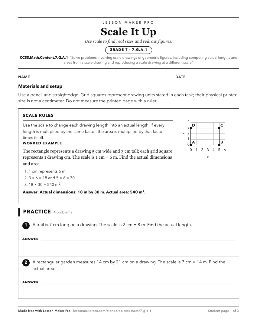 Preview of the CCSS.Math.Content.7.G.A.1 printable worksheet