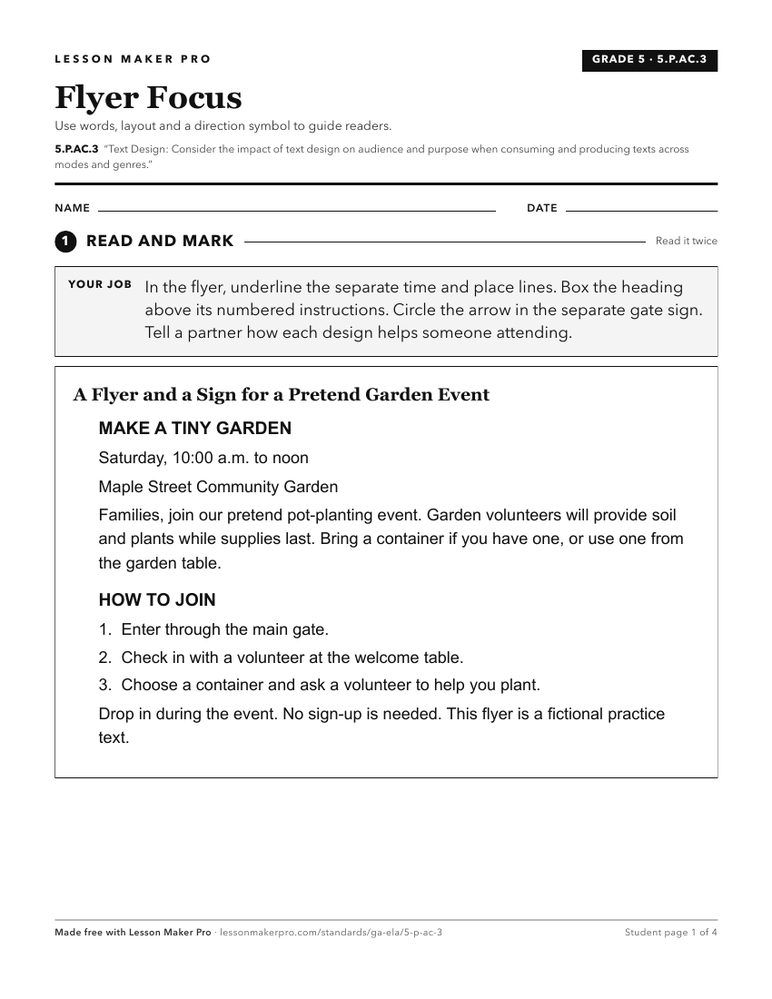 Preview of the 5.P.AC.3 printable worksheet