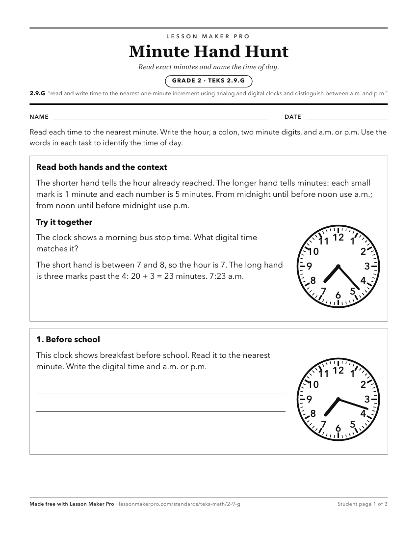 Preview of the 2.9.G printable worksheet