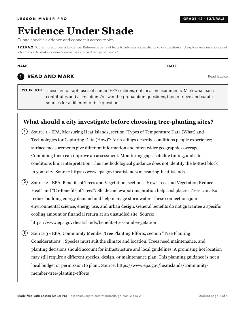Preview of the 12.T.RA.2 printable worksheet