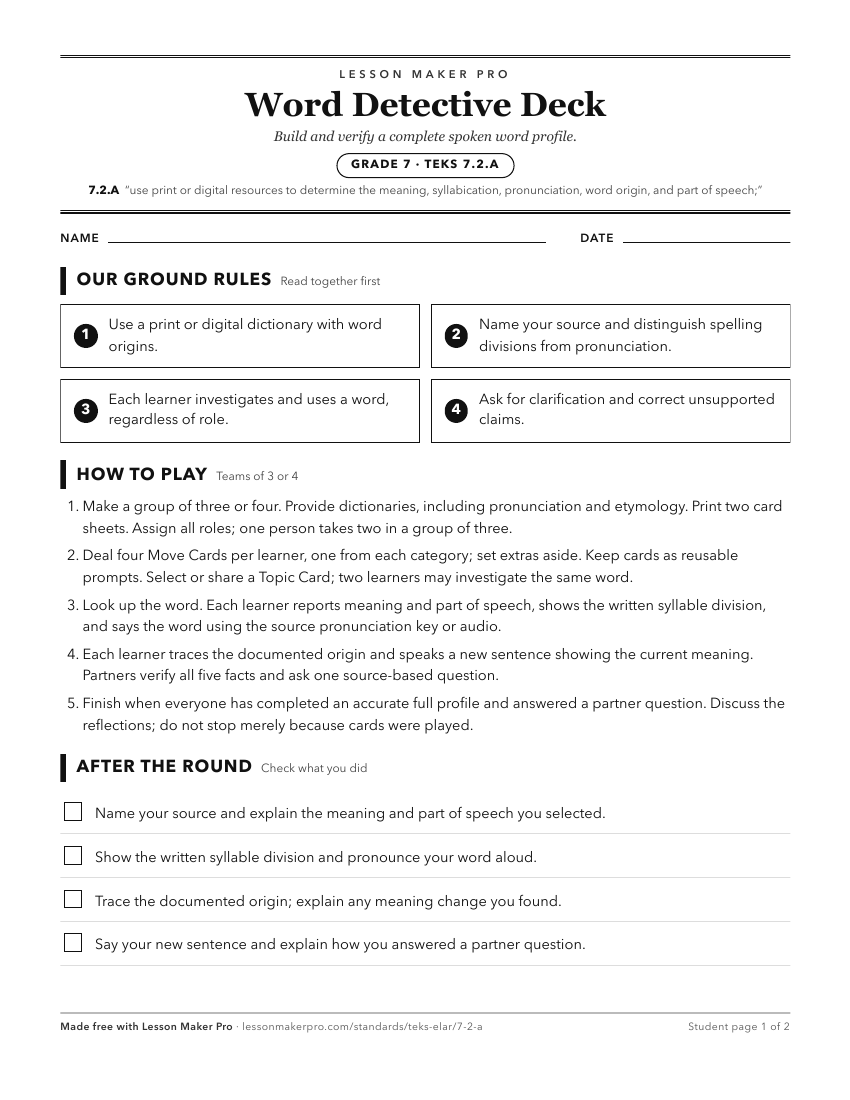 Preview of the 7.2.A printable worksheet