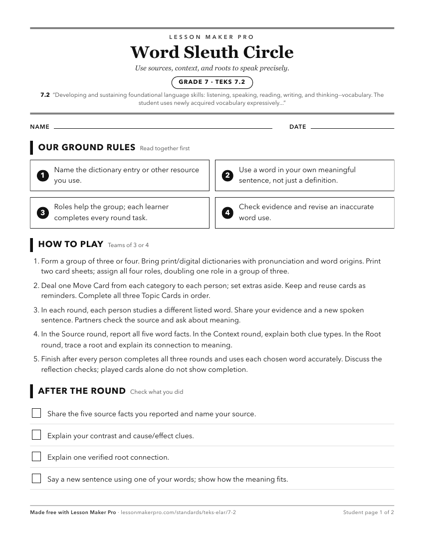 Preview of the 7.2 printable worksheet