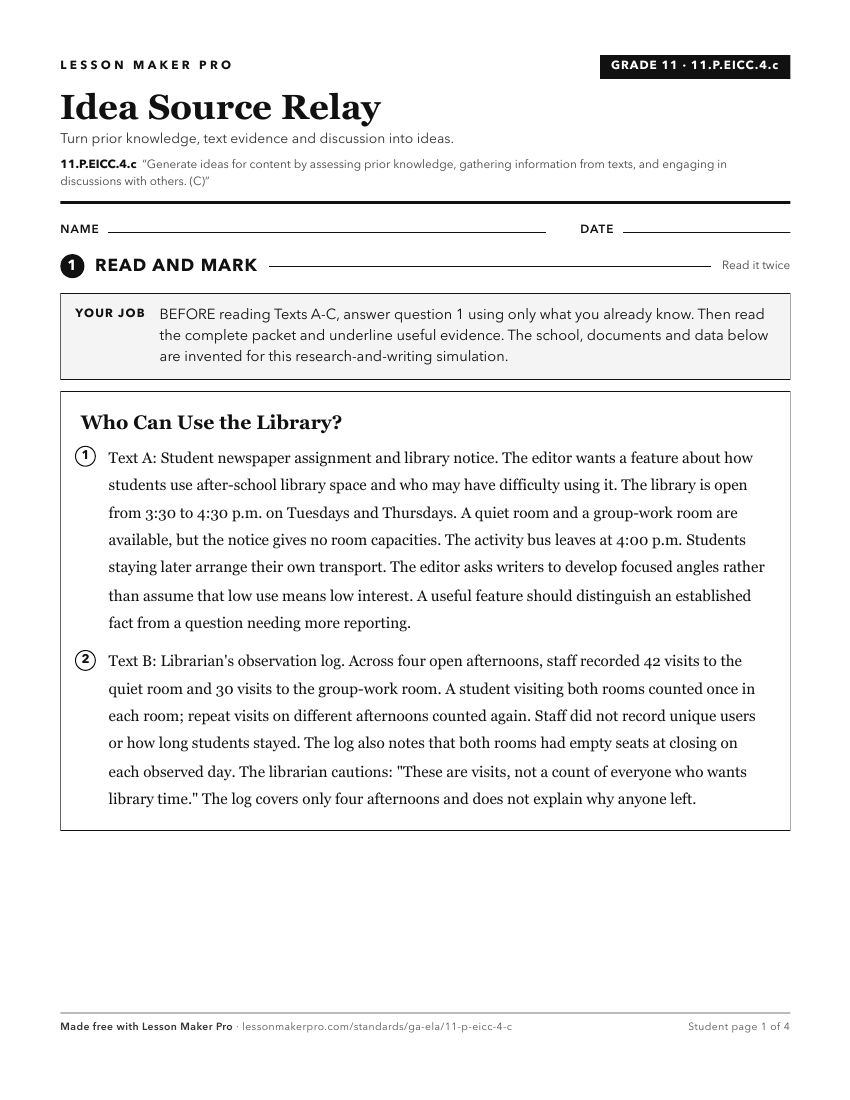 Preview of the 11.P.EICC.4.c printable worksheet