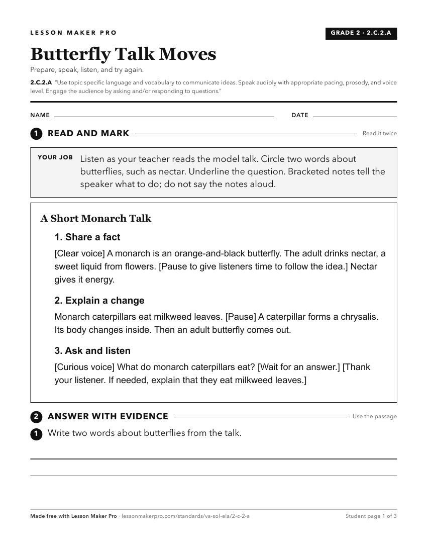 Preview of the 2.C.2.A printable worksheet
