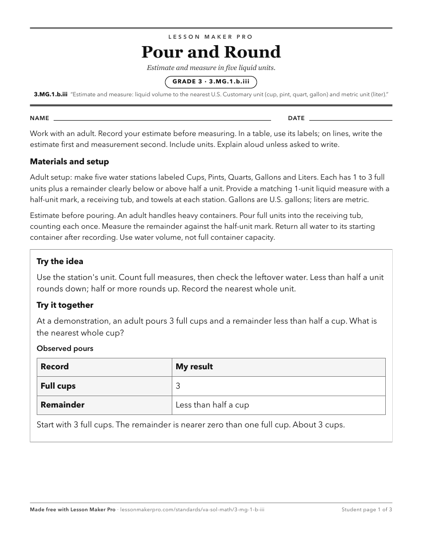 Preview of the 3.MG.1.b.iii printable worksheet