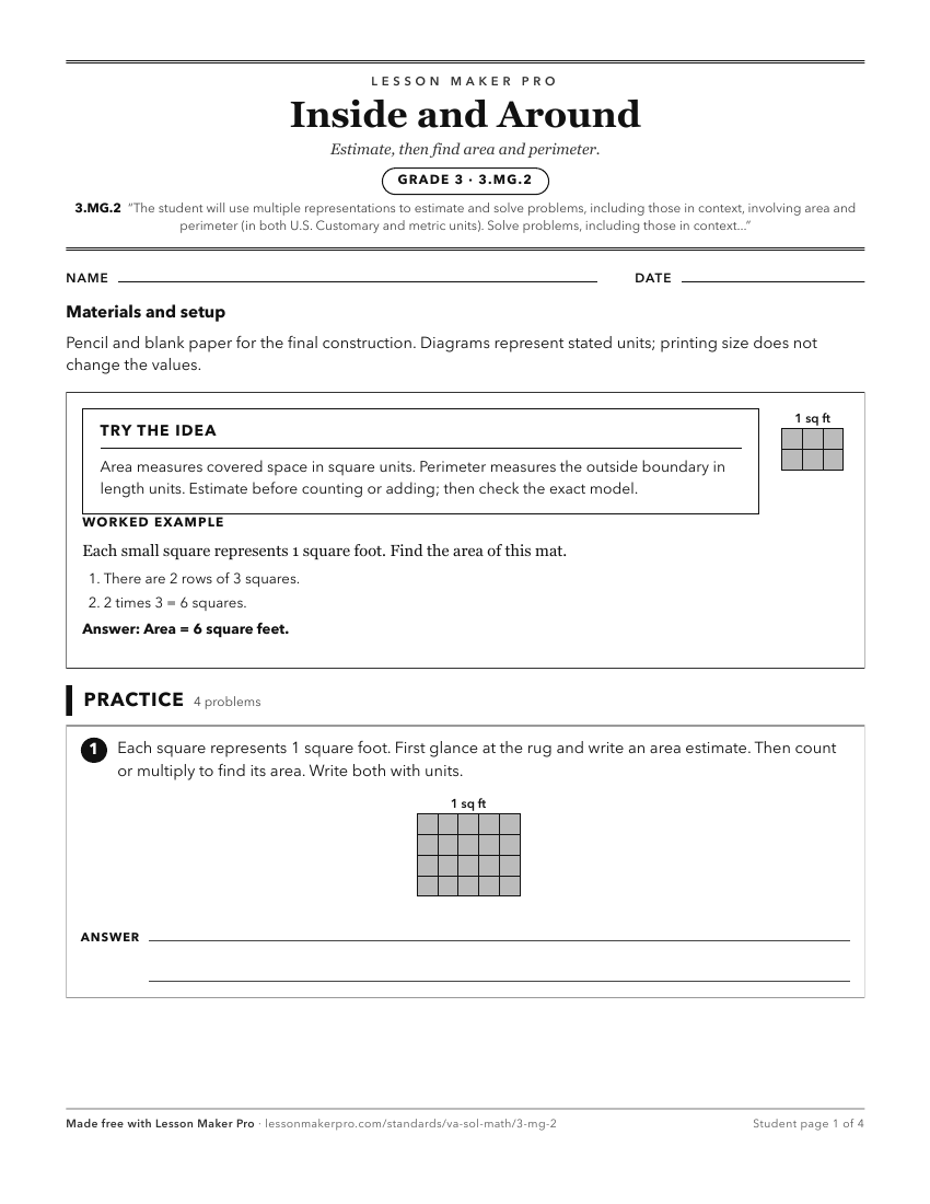 Preview of the 3.MG.2 printable worksheet