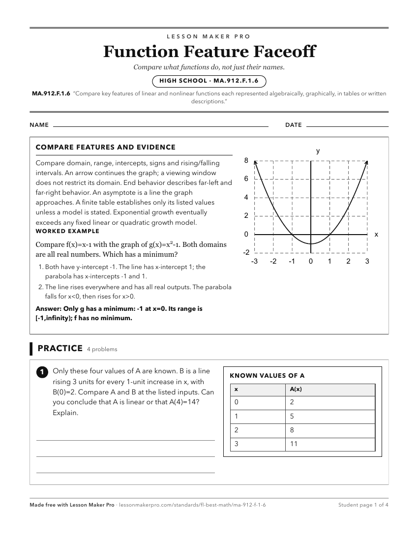 Preview of the MA.912.F.1.6 printable worksheet