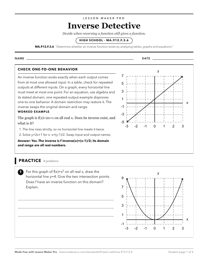 Preview of the MA.912.F.3.6 printable worksheet