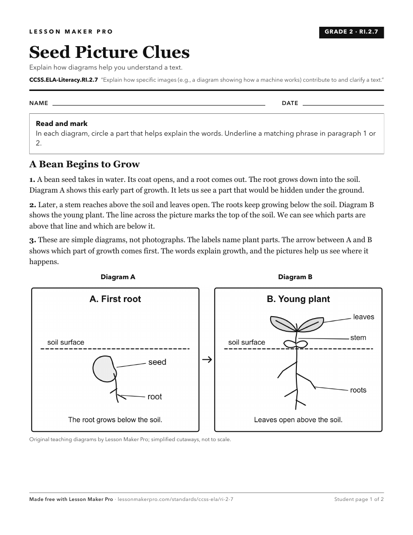 Preview of the CCSS.ELA-Literacy.RI.2.7 printable worksheet