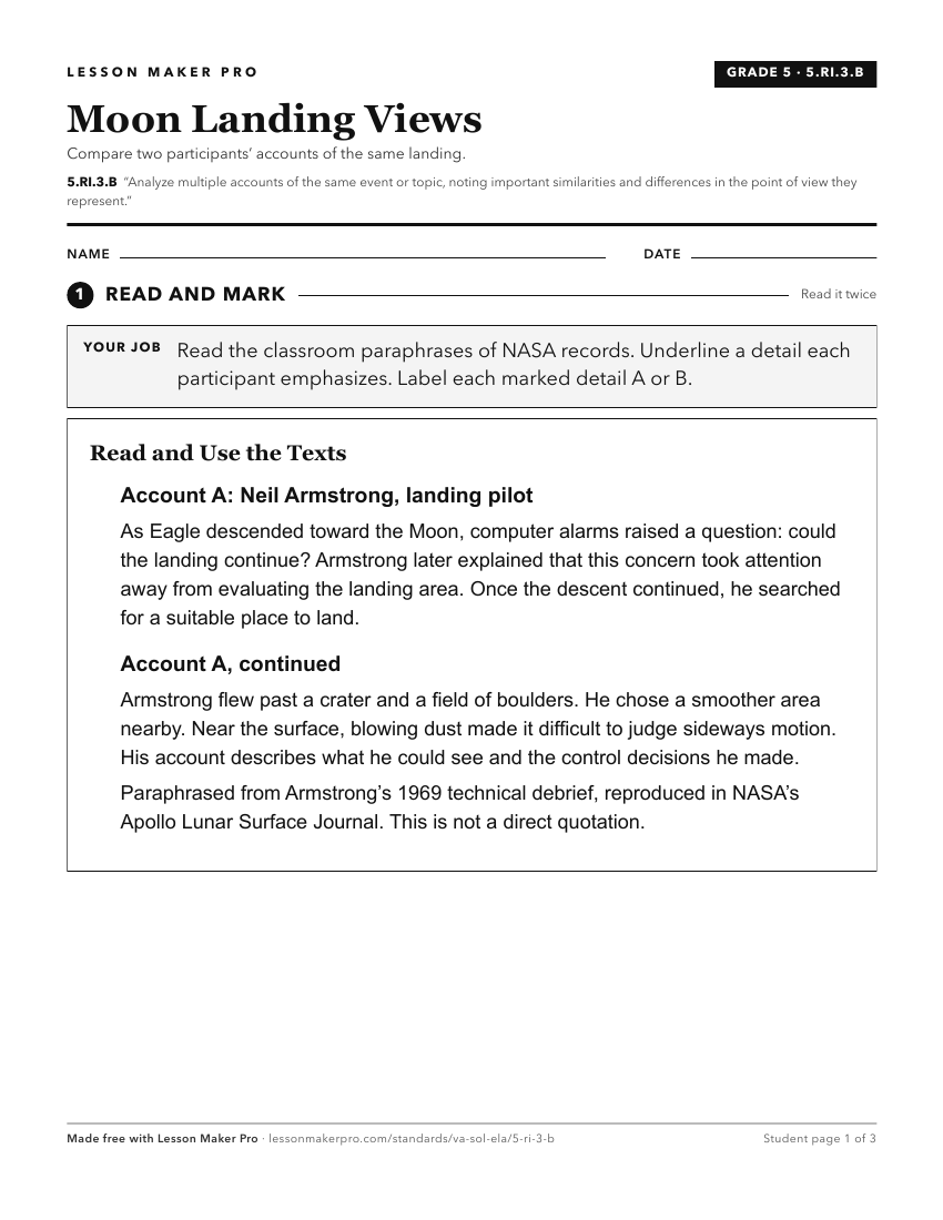 Preview of the 5.RI.3.B printable worksheet