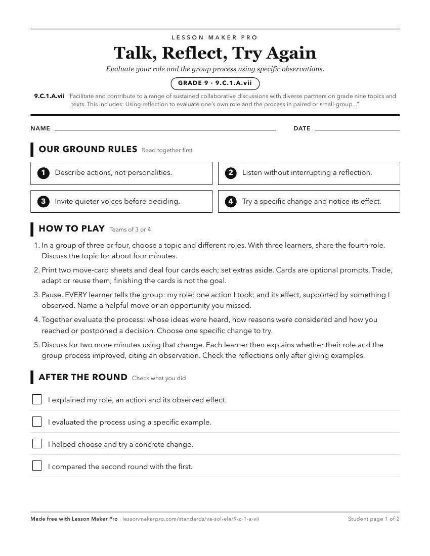 Preview of the 9.C.1.A.vii printable worksheet