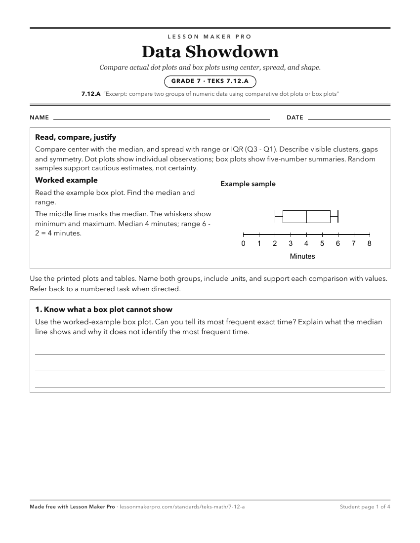Preview of the 7.12.A printable worksheet