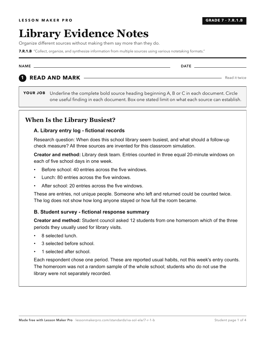 Preview of the 7.R.1.B printable worksheet