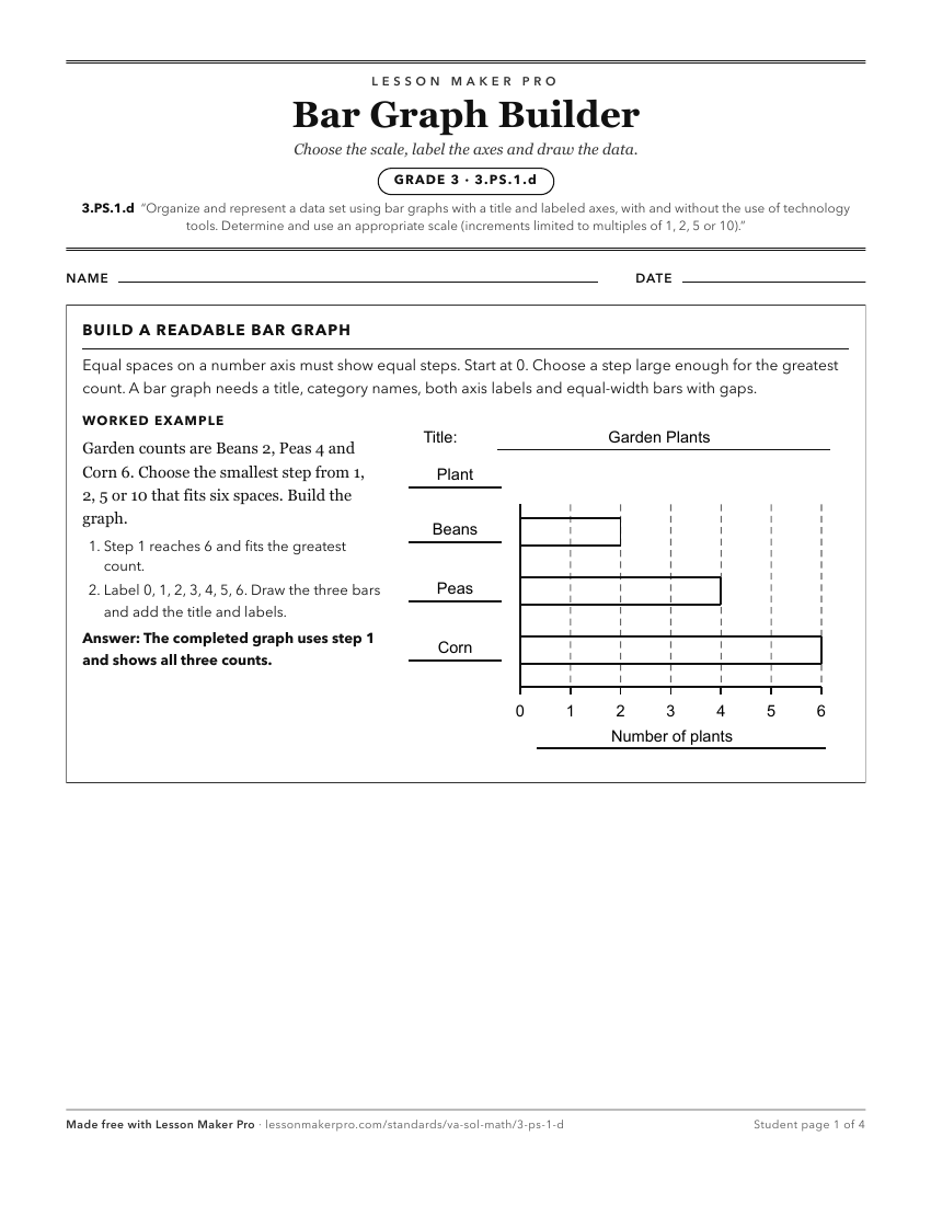 Preview of the 3.PS.1.d printable worksheet