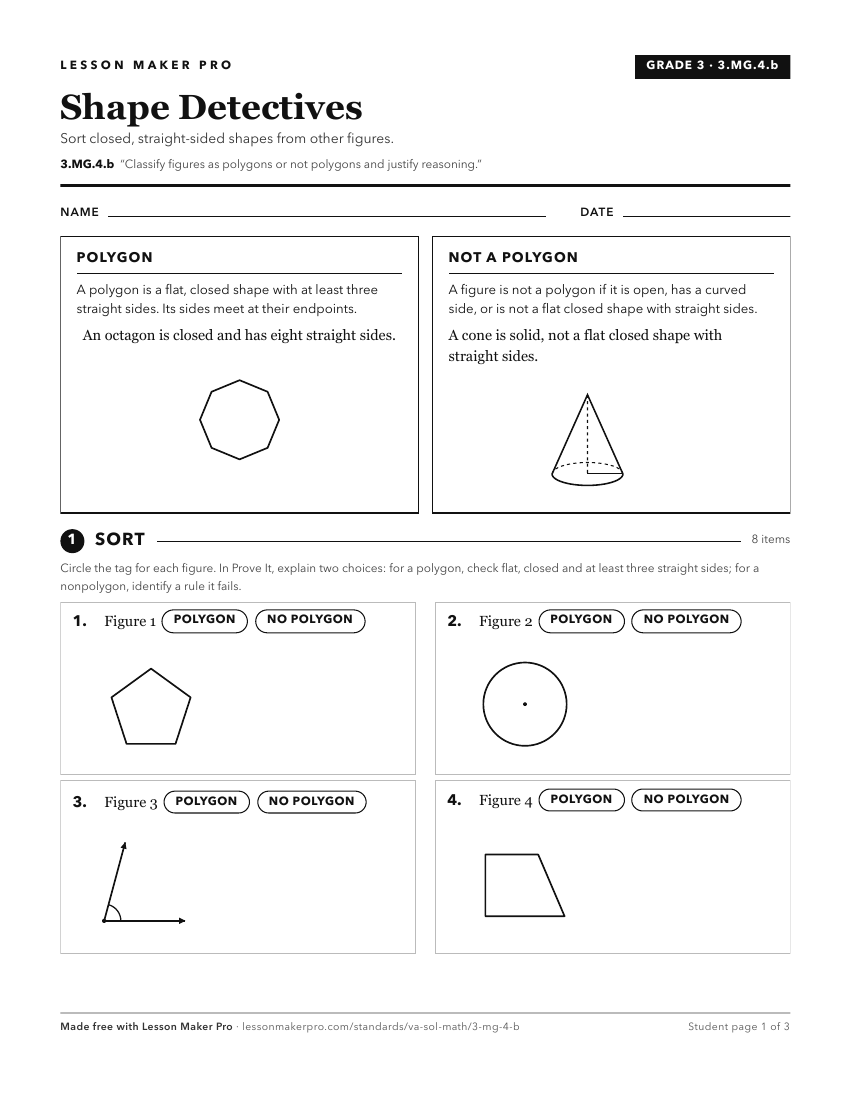 Preview of the 3.MG.4.b printable worksheet