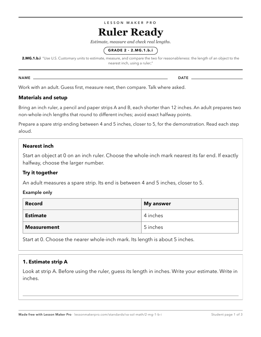 Preview of the 2.MG.1.b.i printable worksheet