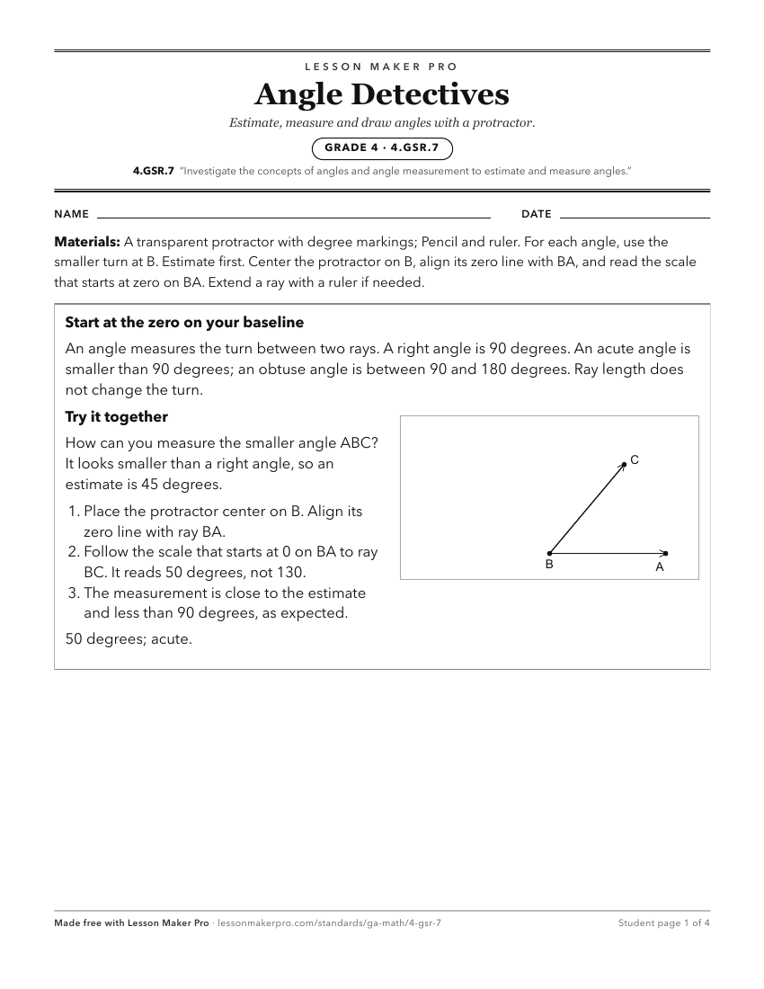 Preview of the 4.GSR.7 printable worksheet