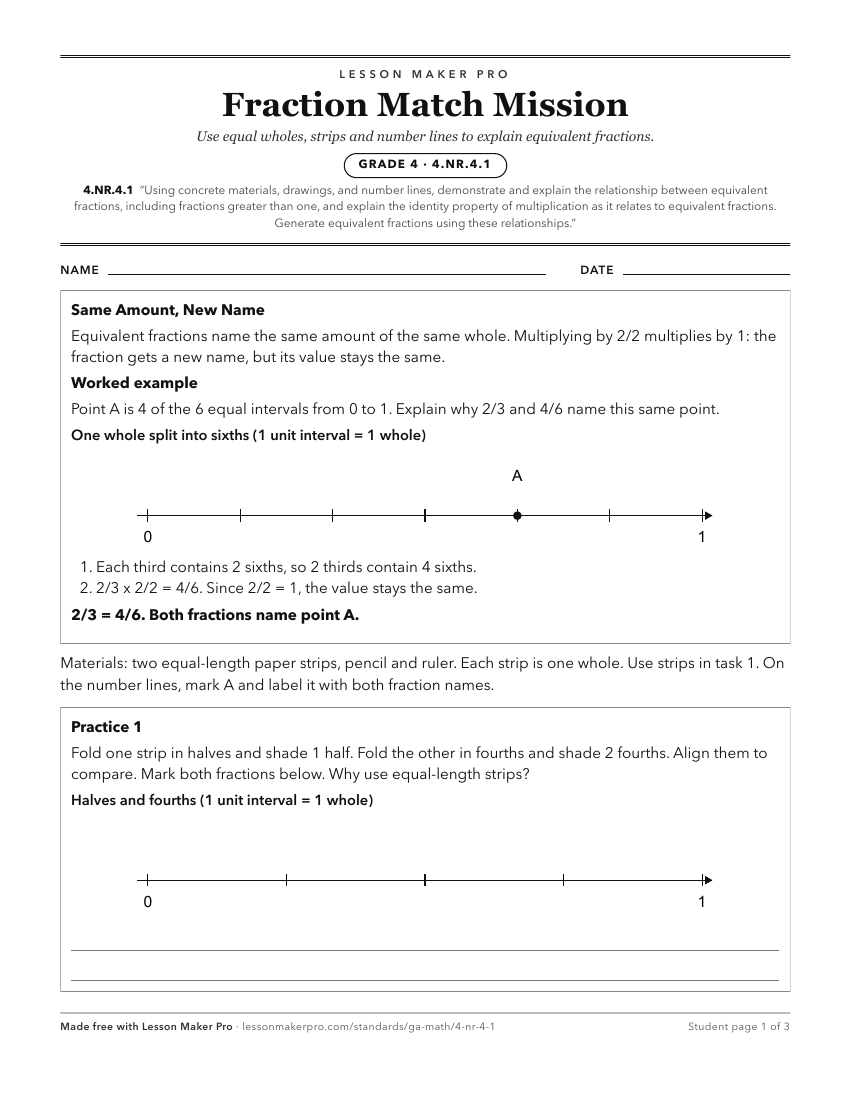 Preview of the 4.NR.4.1 printable worksheet