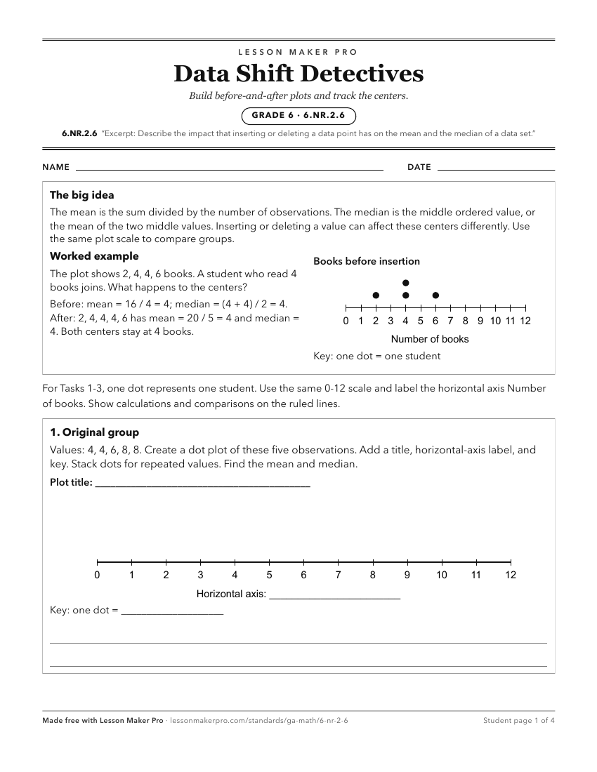 Preview of the 6.NR.2.6 printable worksheet