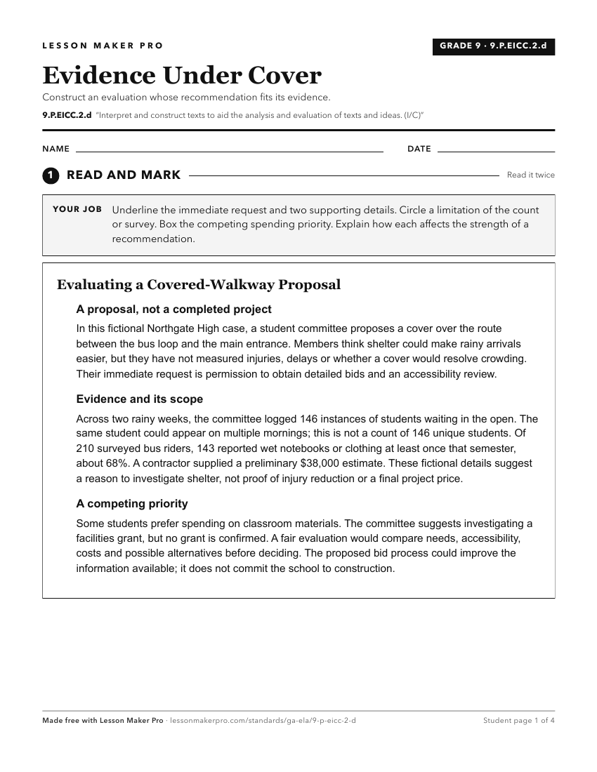 Preview of the 9.P.EICC.2.d printable worksheet