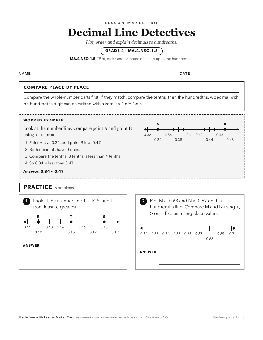 Preview of the MA.4.NSO.1.5 printable worksheet