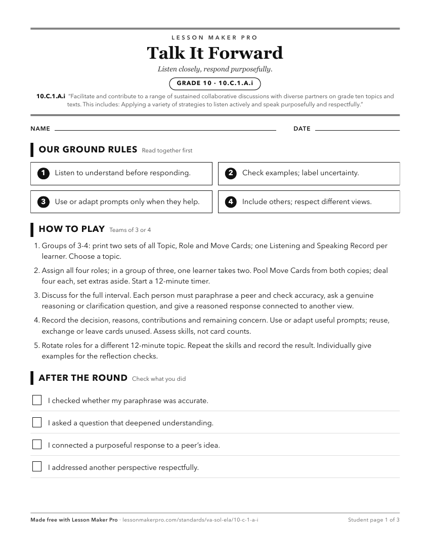 Preview of the 10.C.1.A.i printable worksheet