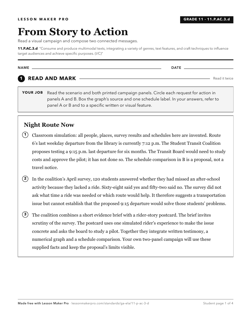 Preview of the 11.P.AC.3.d printable worksheet