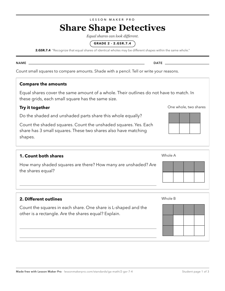 Preview of the 2.GSR.7.4 printable worksheet