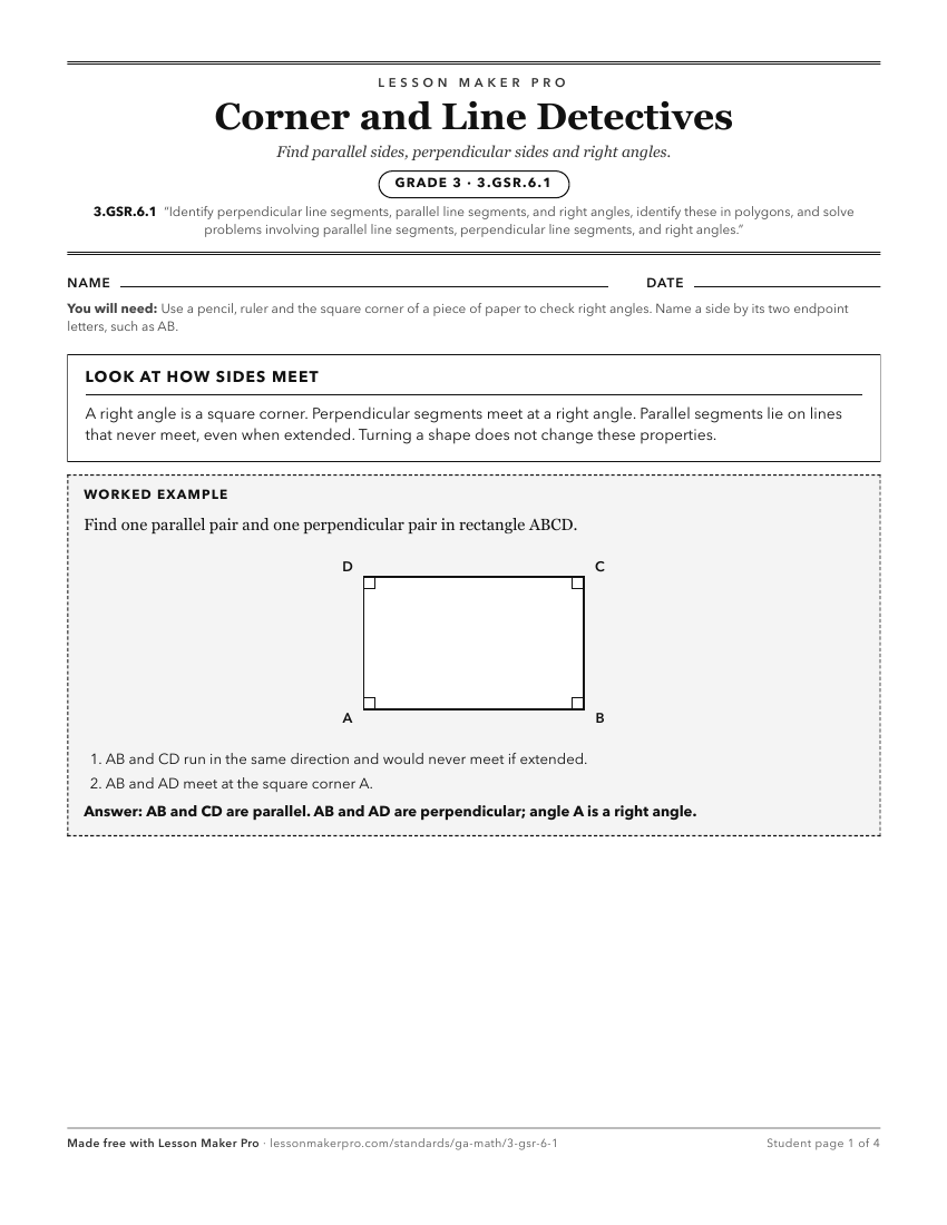 Preview of the 3.GSR.6.1 printable worksheet