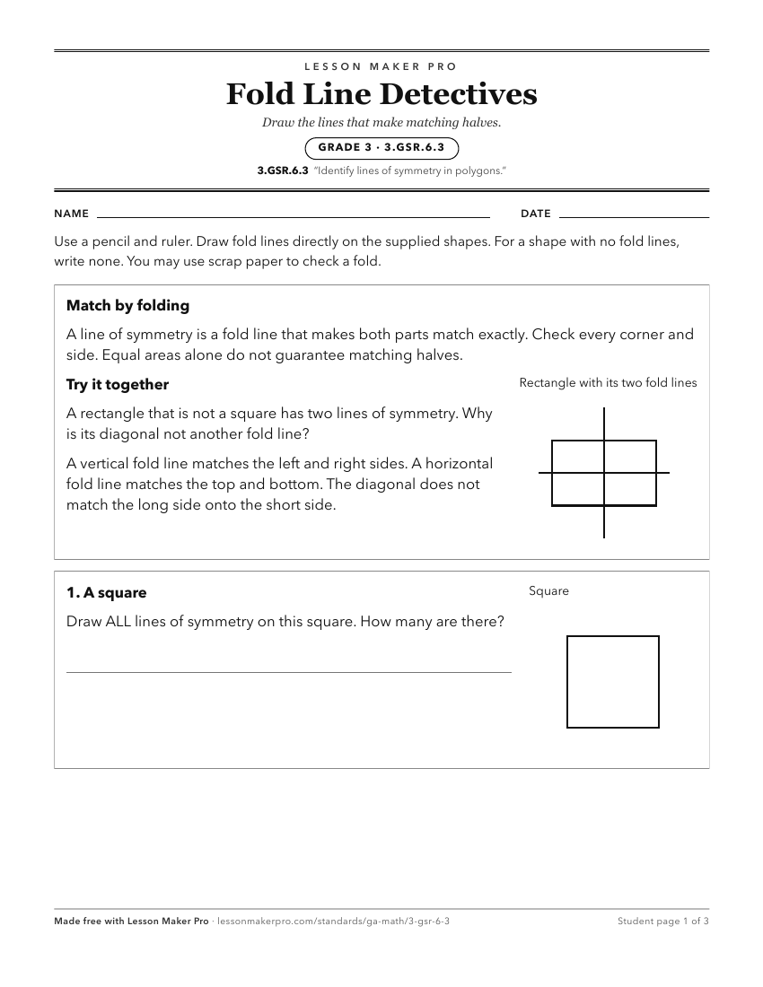 Preview of the 3.GSR.6.3 printable worksheet