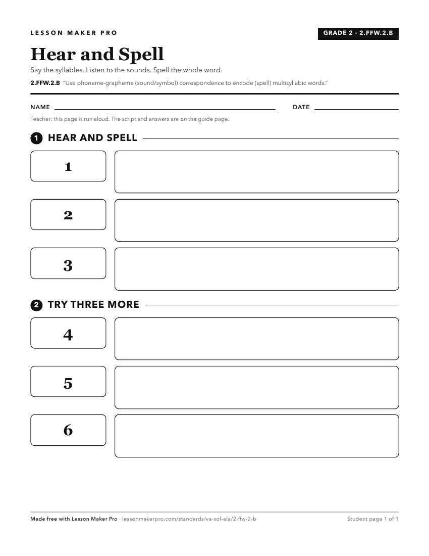 Preview of the 2.FFW.2.B printable worksheet