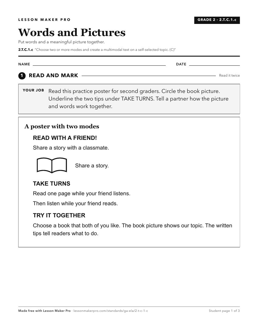 Preview of the 2.T.C.1.c printable worksheet