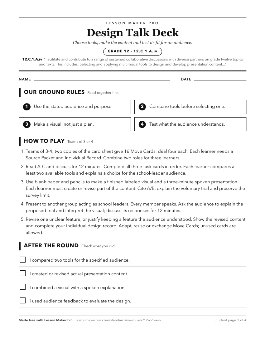 Preview of the 12.C.1.A.iv printable worksheet