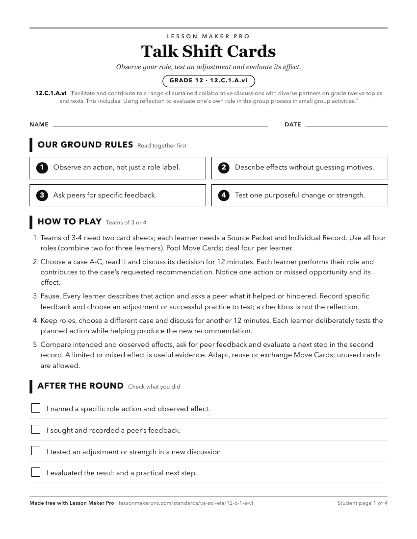 Preview of the 12.C.1.A.vi printable worksheet