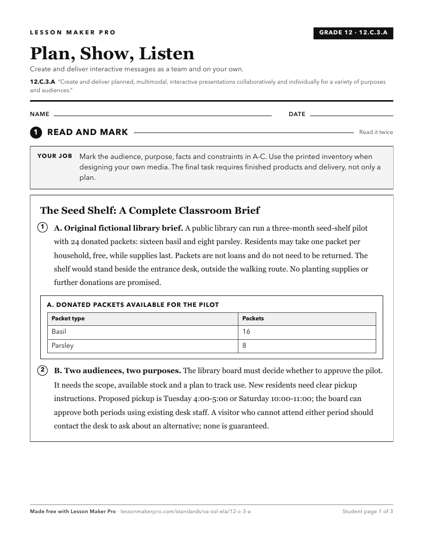 Preview of the 12.C.3.A printable worksheet