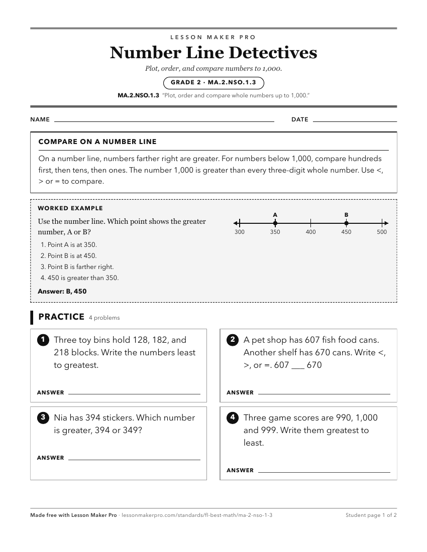 Preview of the MA.2.NSO.1.3 printable worksheet