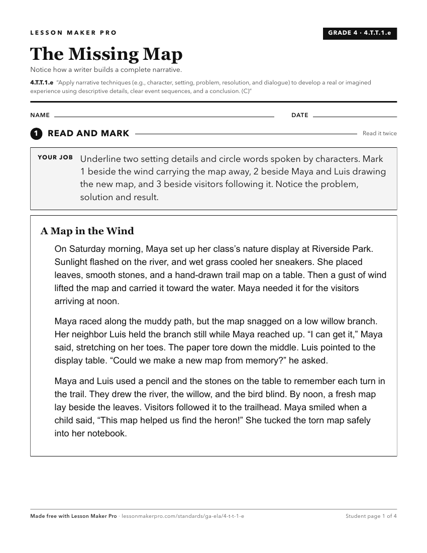 Preview of the 4.T.T.1.e printable worksheet