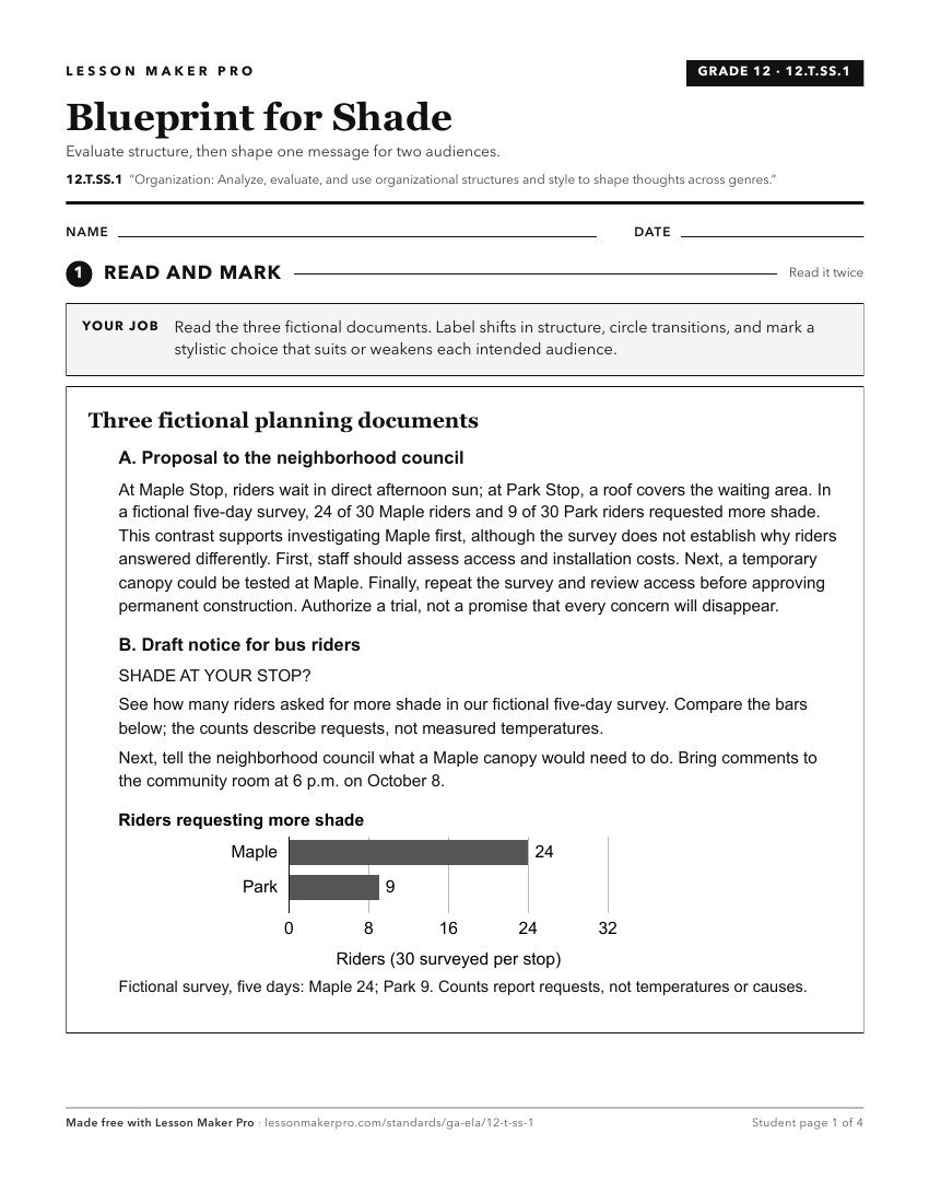 Preview of the 12.T.SS.1 printable worksheet