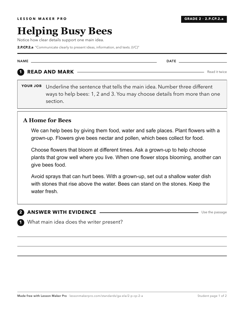 Preview of the 2.P.CP.2.a printable worksheet