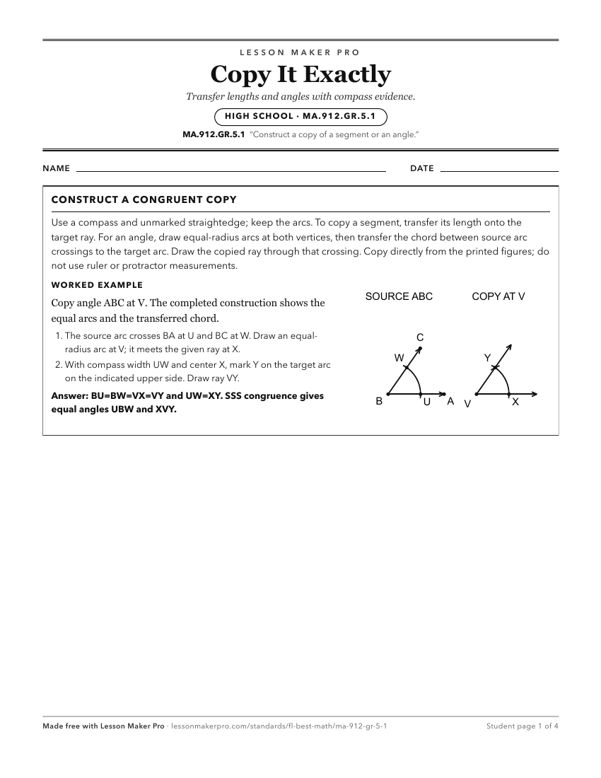 Preview of the MA.912.GR.5.1 printable worksheet