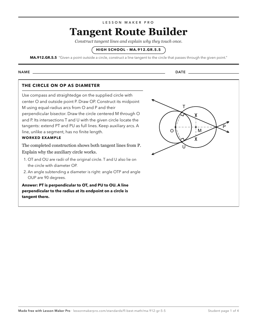 Preview of the MA.912.GR.5.5 printable worksheet