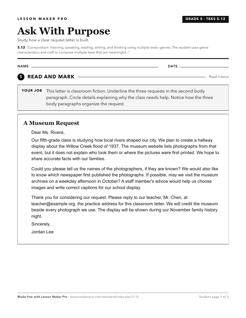 Preview of the 5.12 printable worksheet