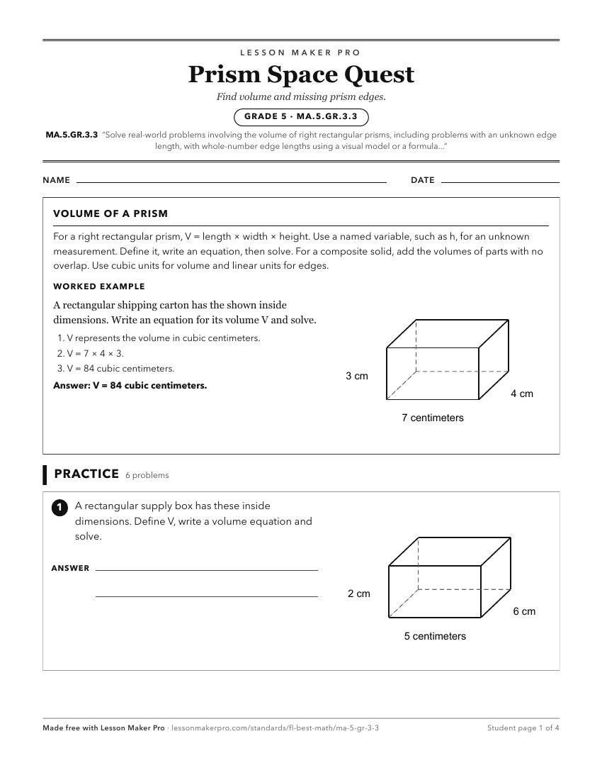 Preview of the MA.5.GR.3.3 printable worksheet