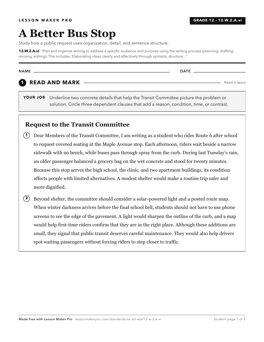 Preview of the 12.W.2.A.vi printable worksheet